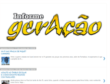 Tablet Screenshot of informegeracao.com